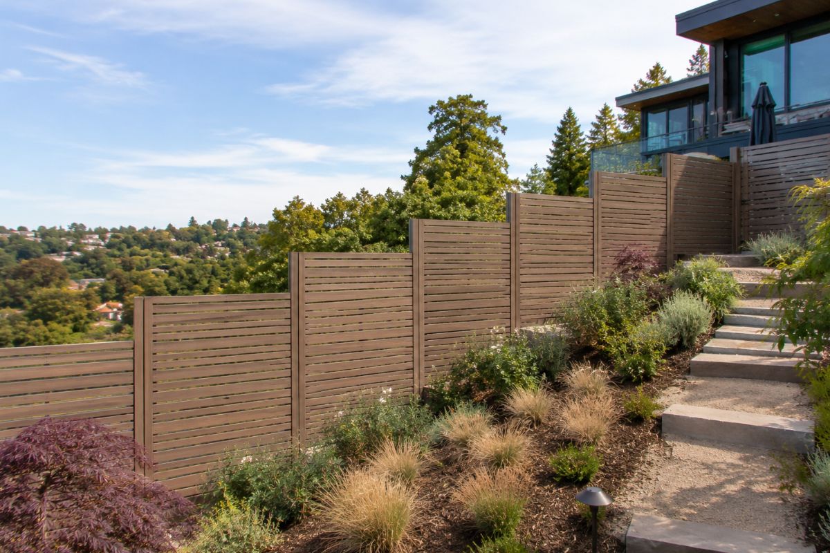 Custom Slat and Modular Boundary Fencing