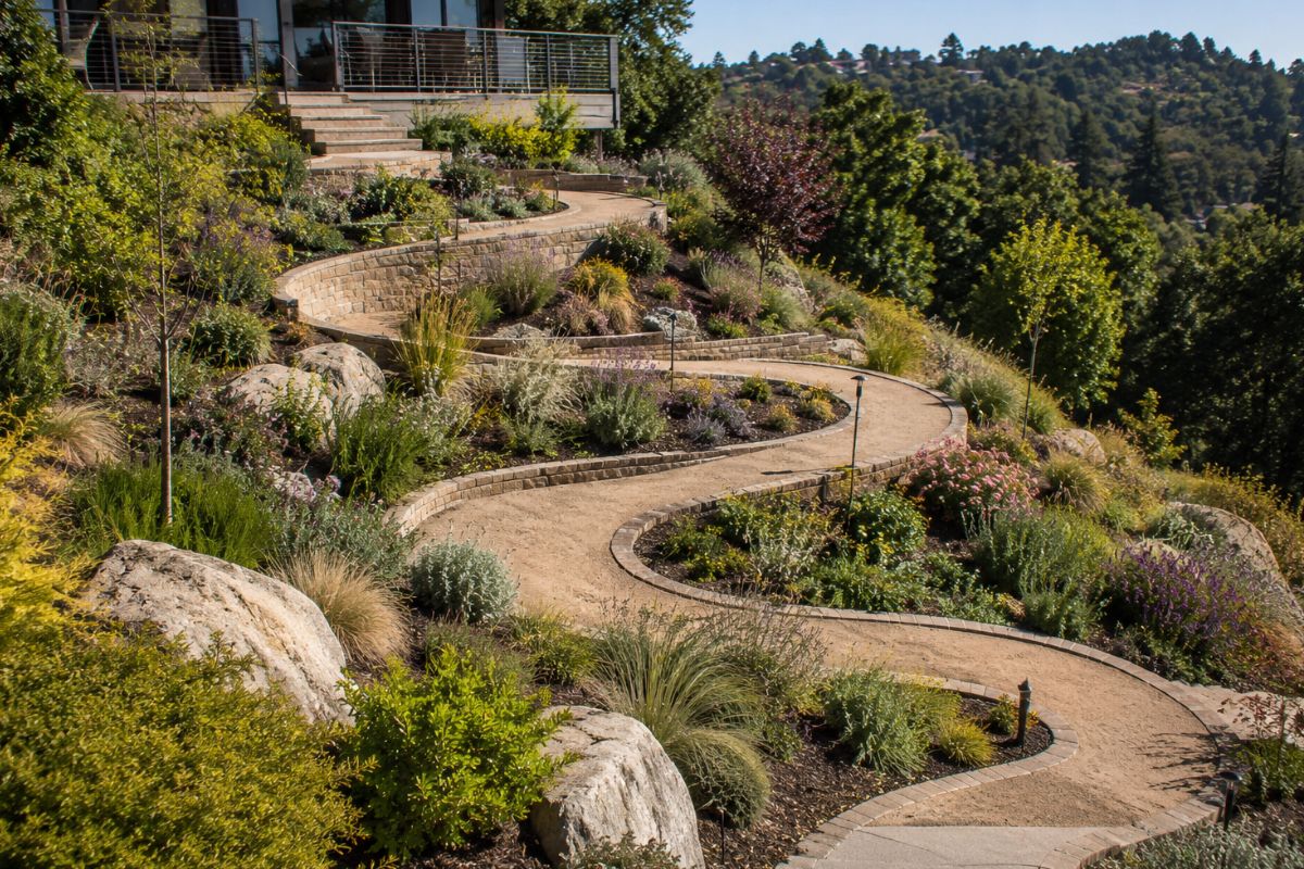 Gentle Switchback Paths for Easier Transits