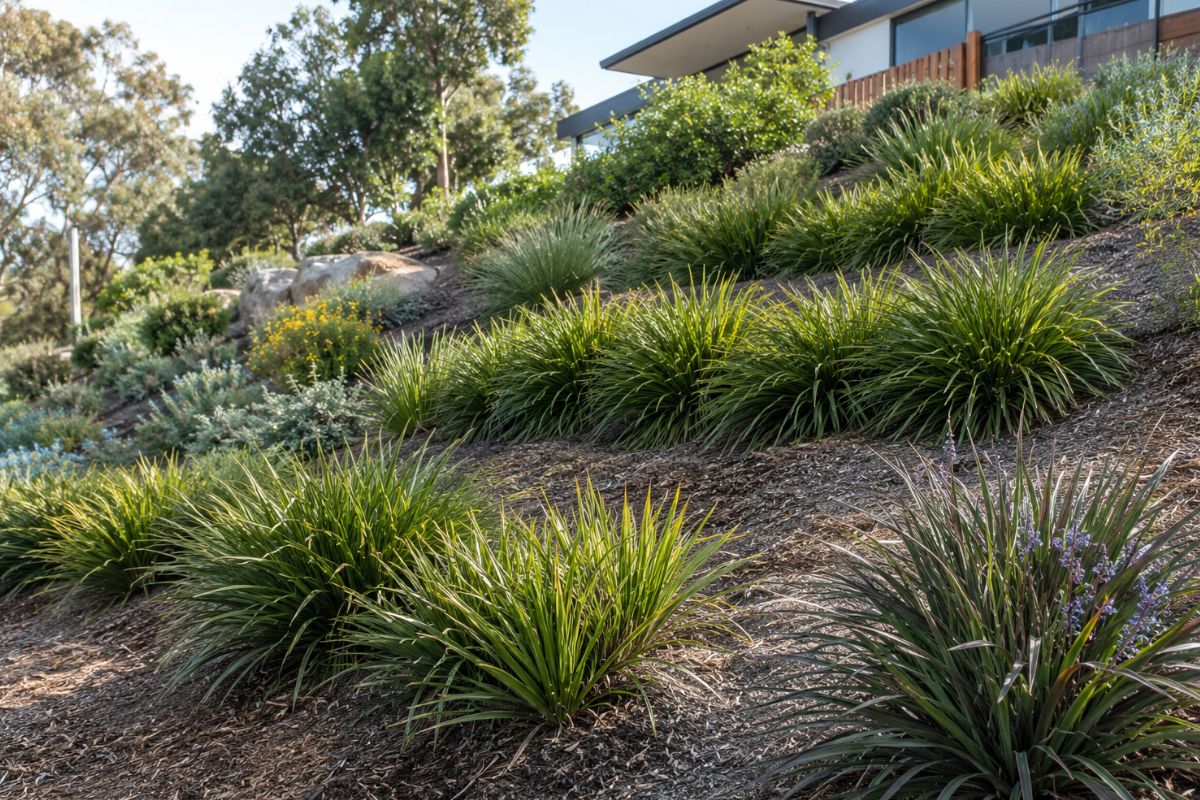 Strategic Layering of Ornamental Grasses